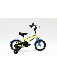 BICICLETA COPII NEUZER BMX - 12” - Galben/Negru-Albastru