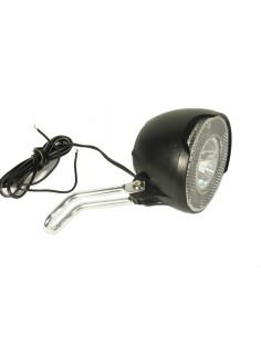 FAR FATA - dinam, cu suport, cu led:1W, reflectorizant