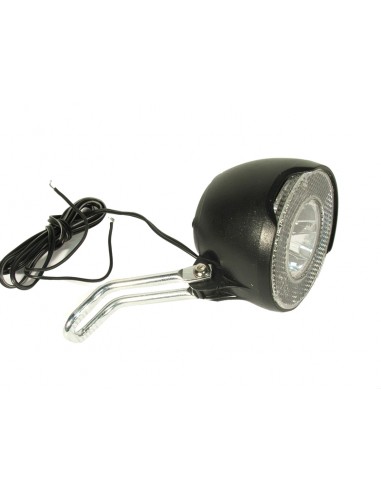 FAR FATA - dinam, cu suport, cu led:1W, reflectorizant